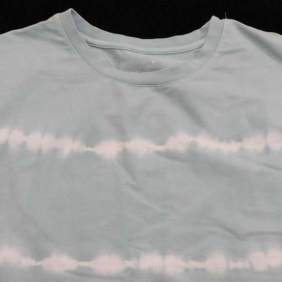 Isabel Maternity Sweatshirt Size Large Blue and White #1261 - Picture 5 of 9